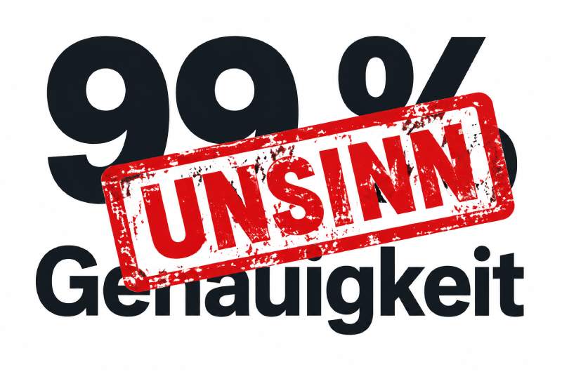 KI-Detektoren sind nicht 99% genau